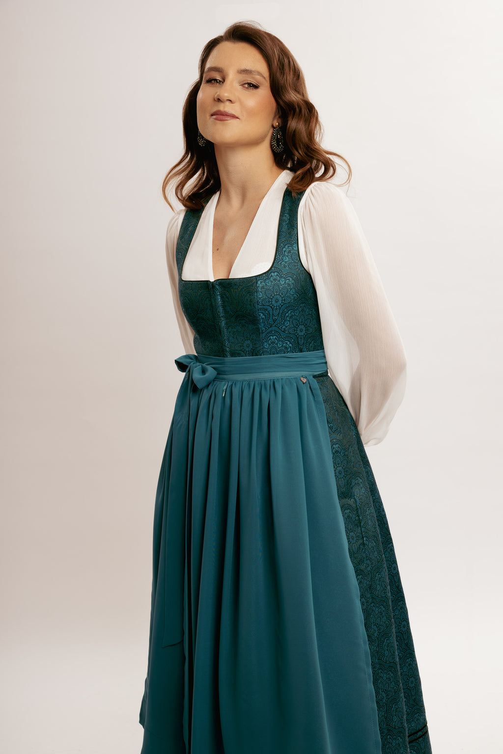 BUNTE x UNSA Dirndl Petrol - Limited Edition