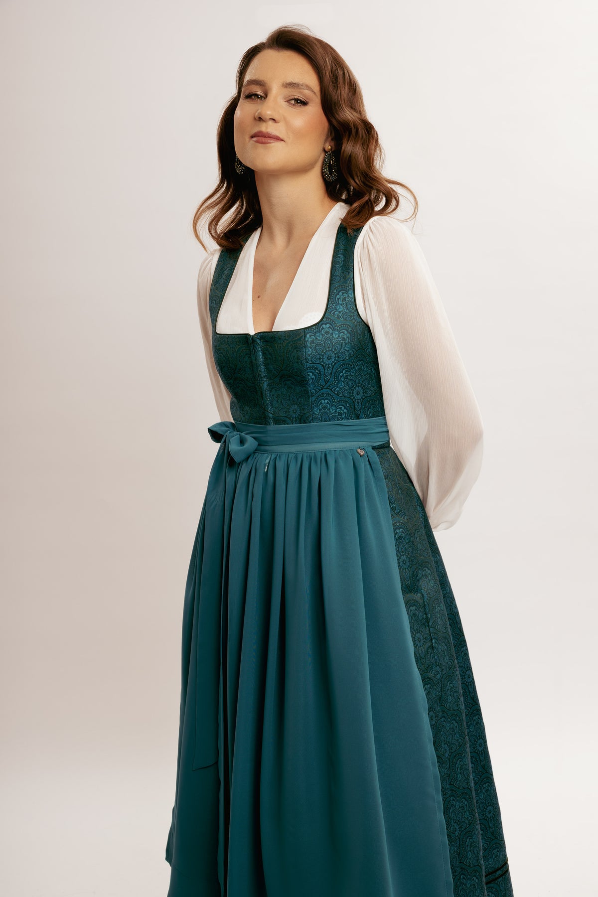 BUNTE x UNSA Dirndl Petrol - Limited Edition