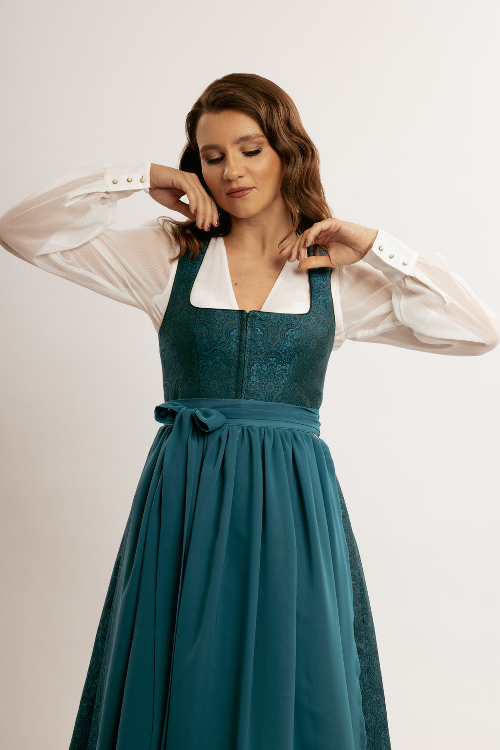 BUNTE x UNSA Dirndl Petrol - Limited Edition
