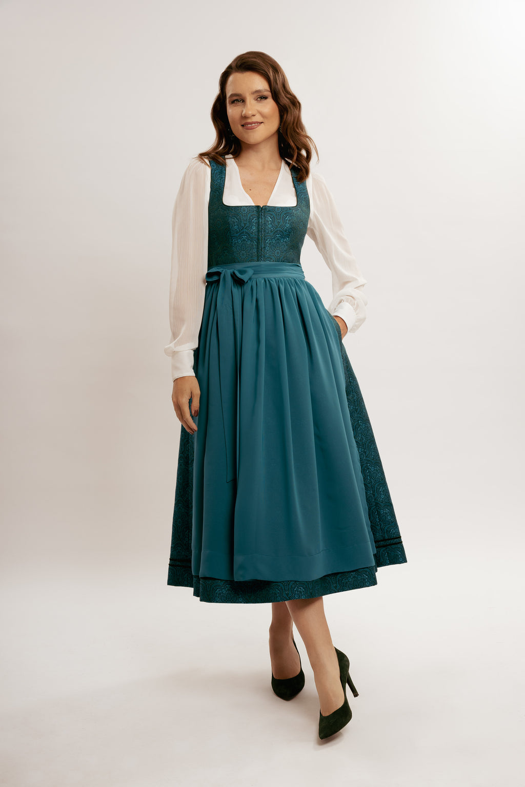 BUNTE x UNSA Dirndl Petrol - Limited Edition