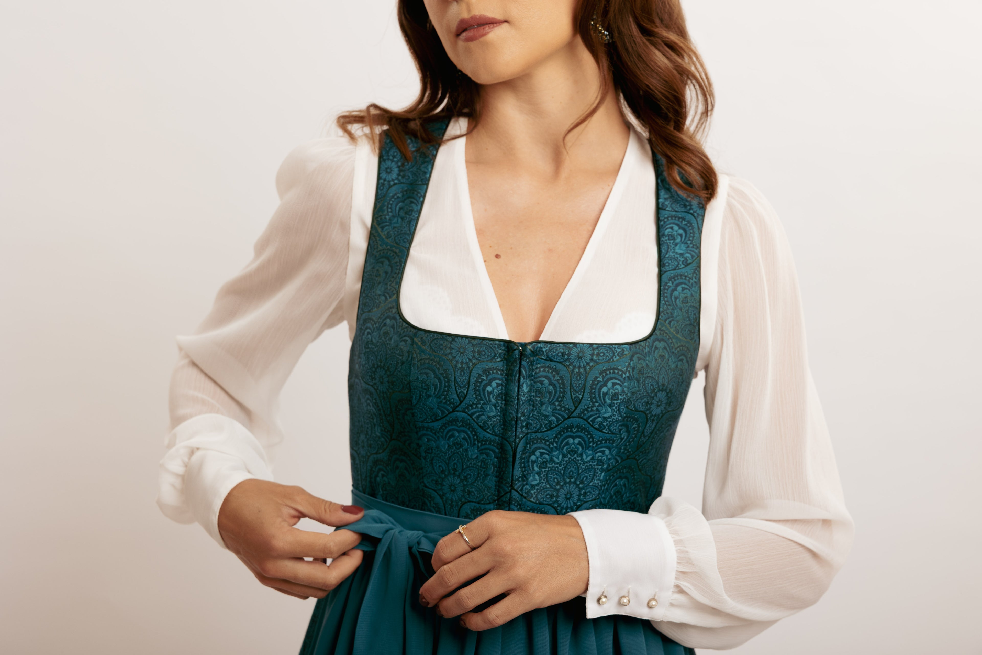 BUNTE x UNSA Dirndl Petrol - Limited Edition