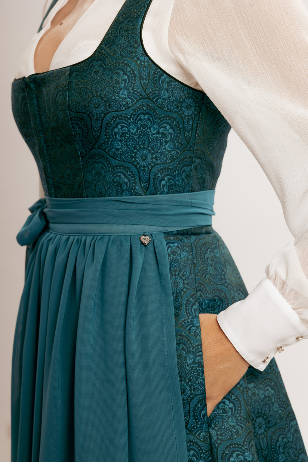 BUNTE x UNSA Dirndl Petrol - Limited Edition
